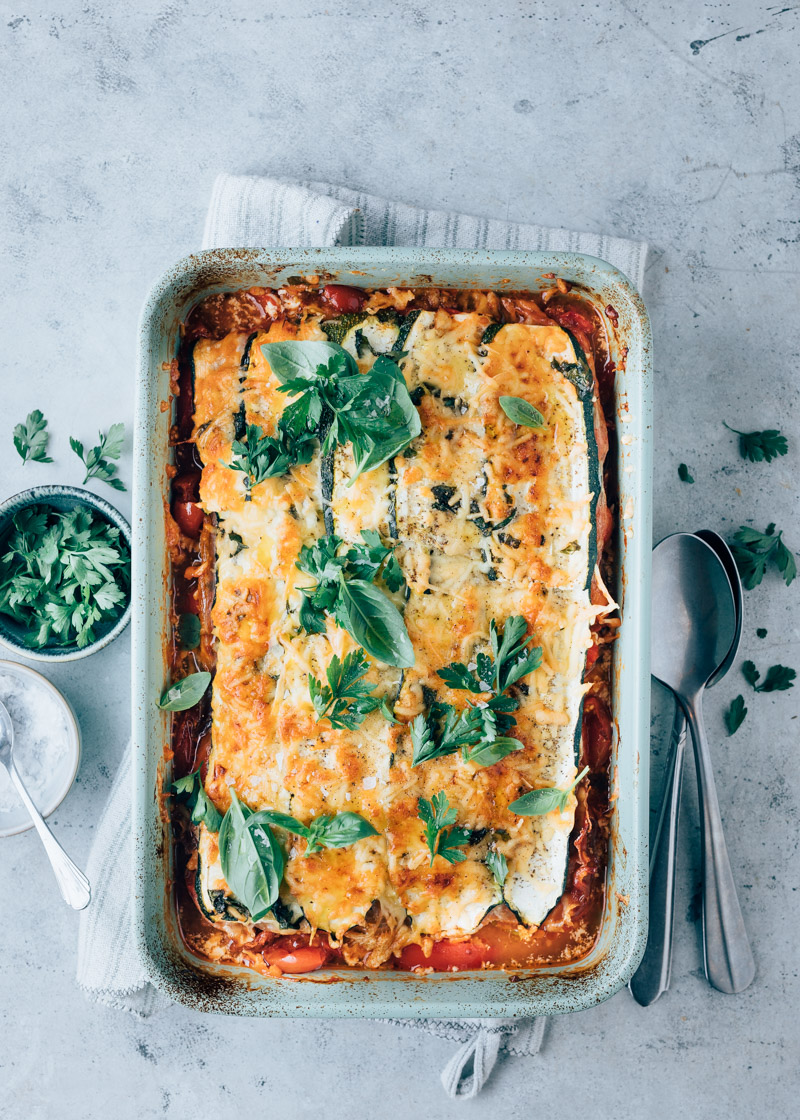 Courgette lasagne