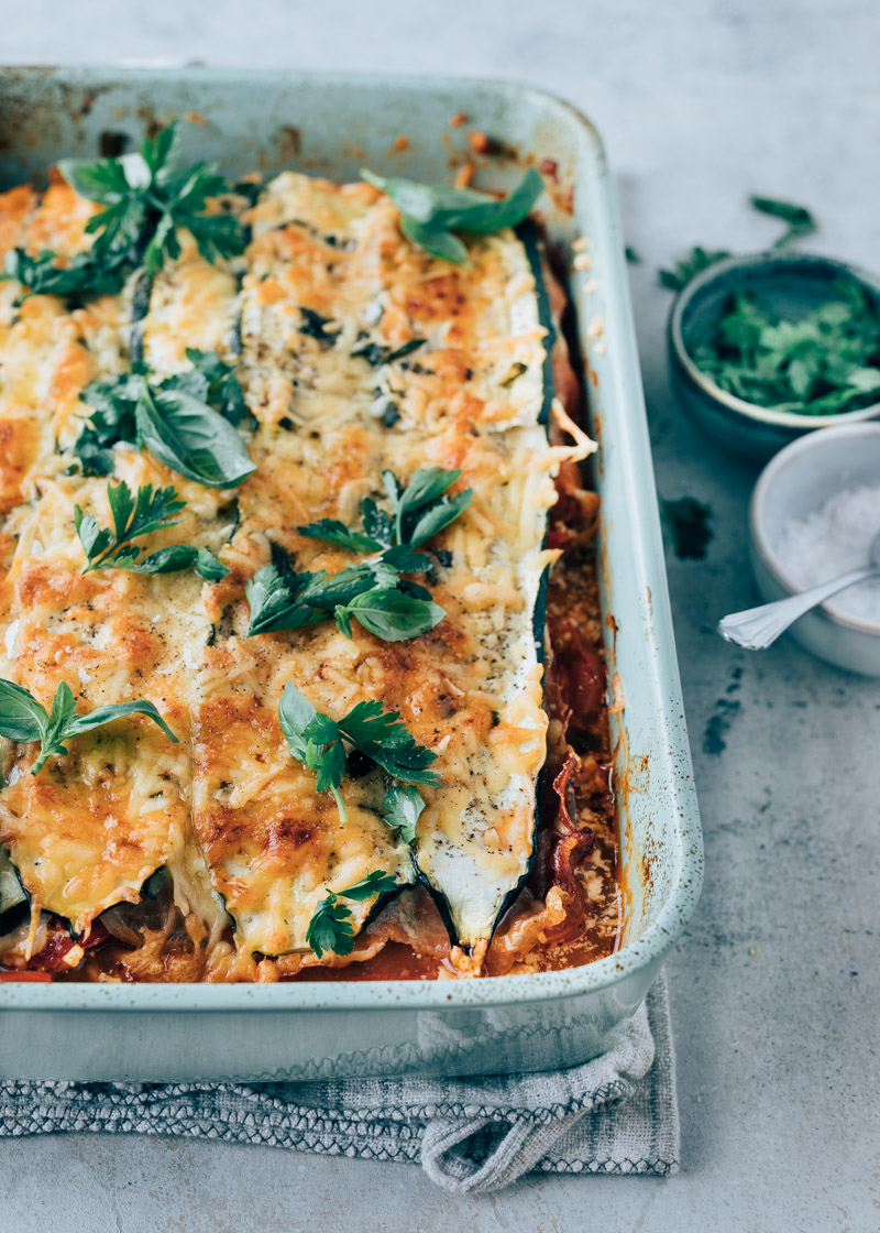 Courgette lasagne