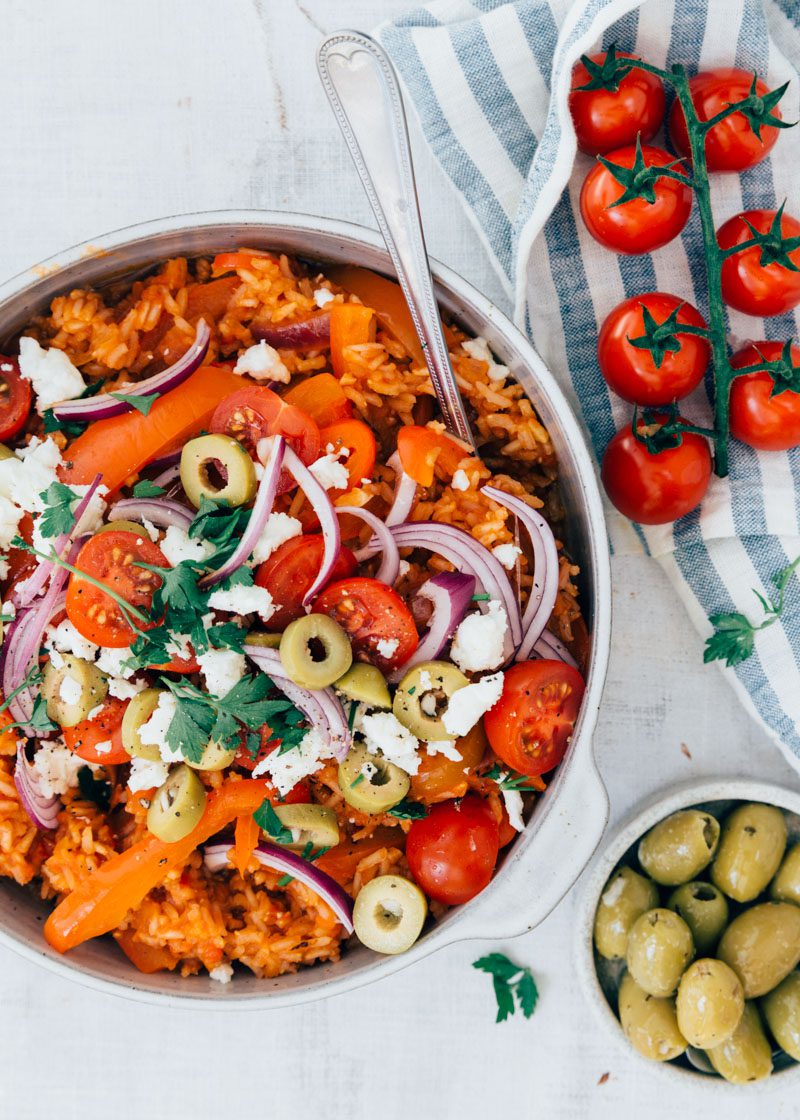 Griekse tomatenrijst