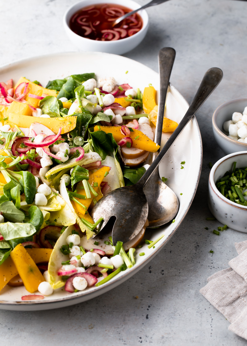 salade met mango