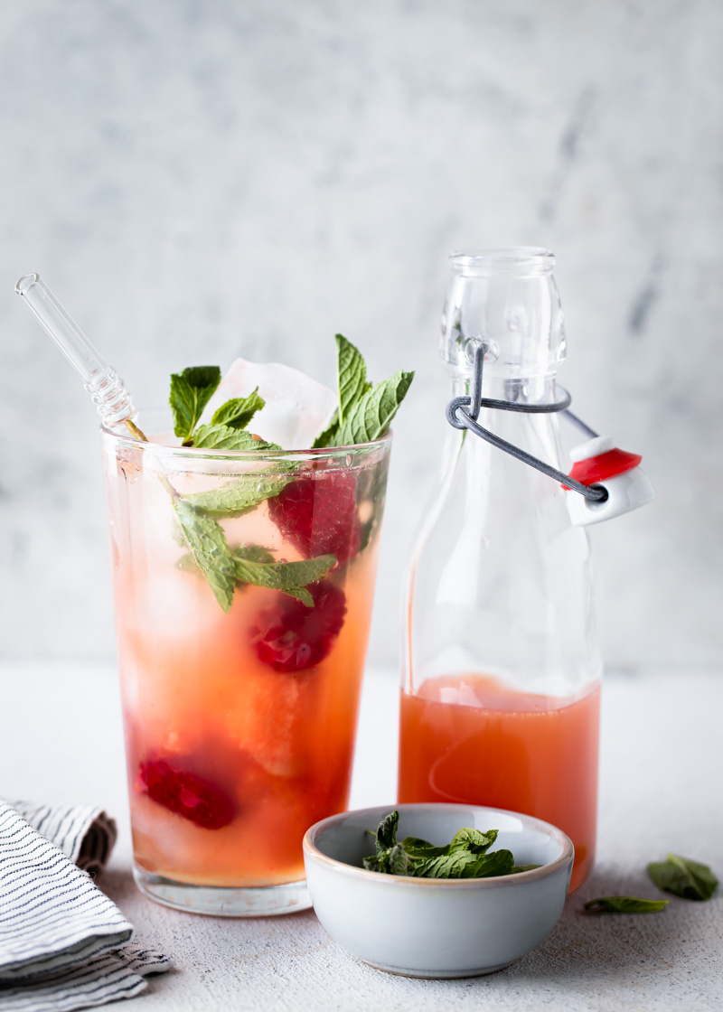 Roze mocktail