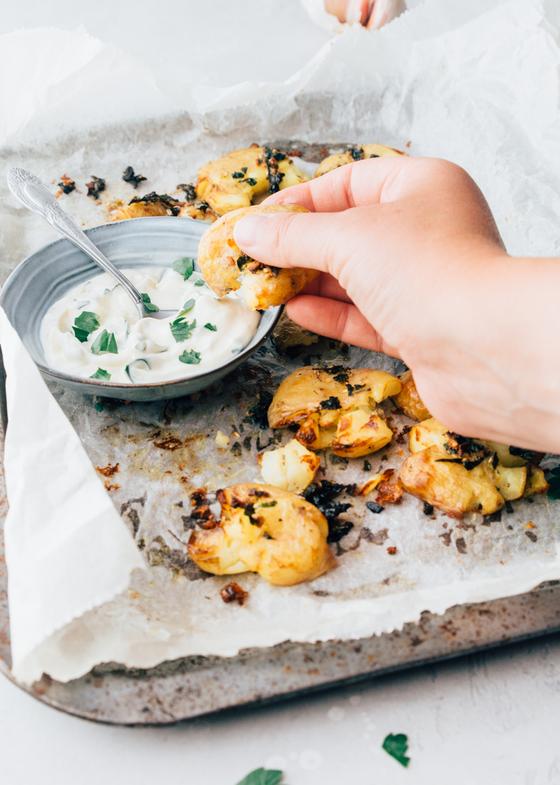 Smashed potatoes oven