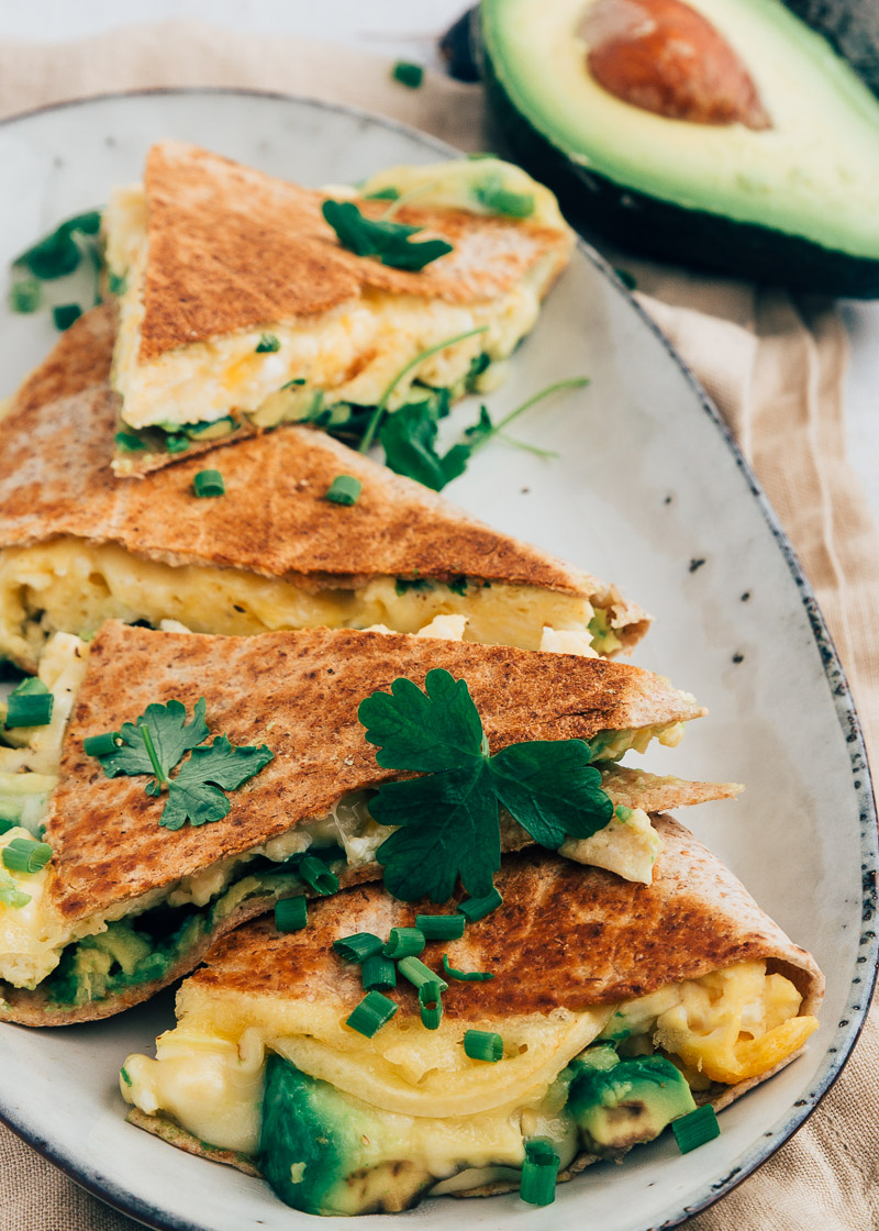 vegetarische quesadillas