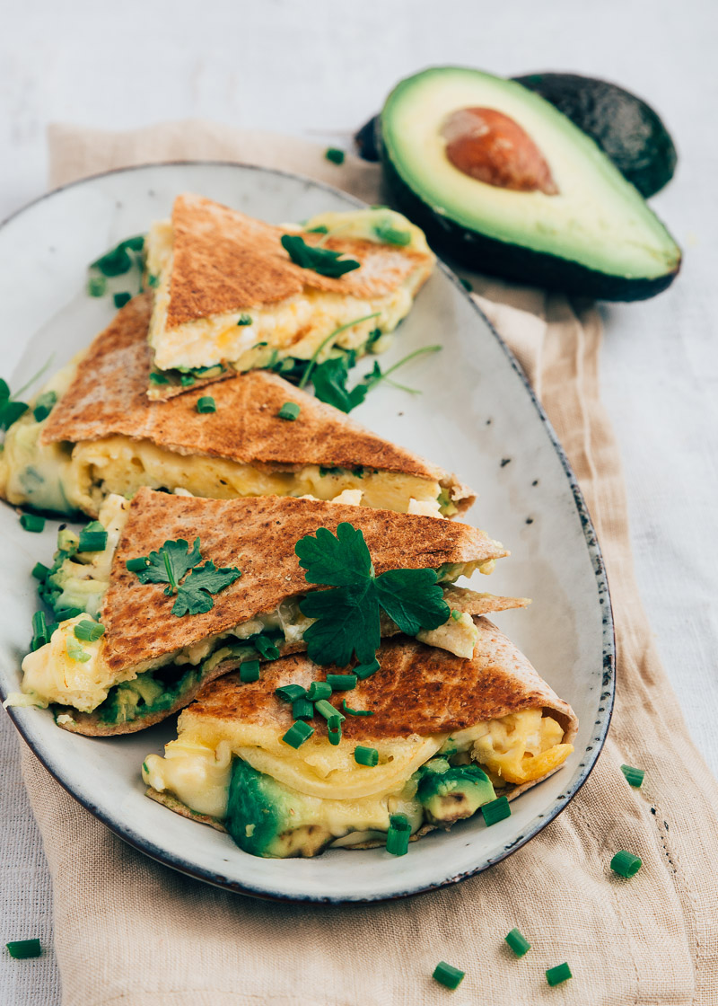 ontbijt quesadillas