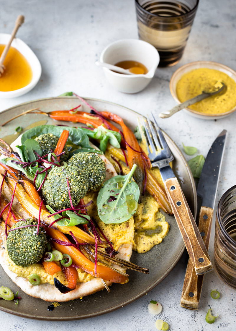 Groene falafel van mix