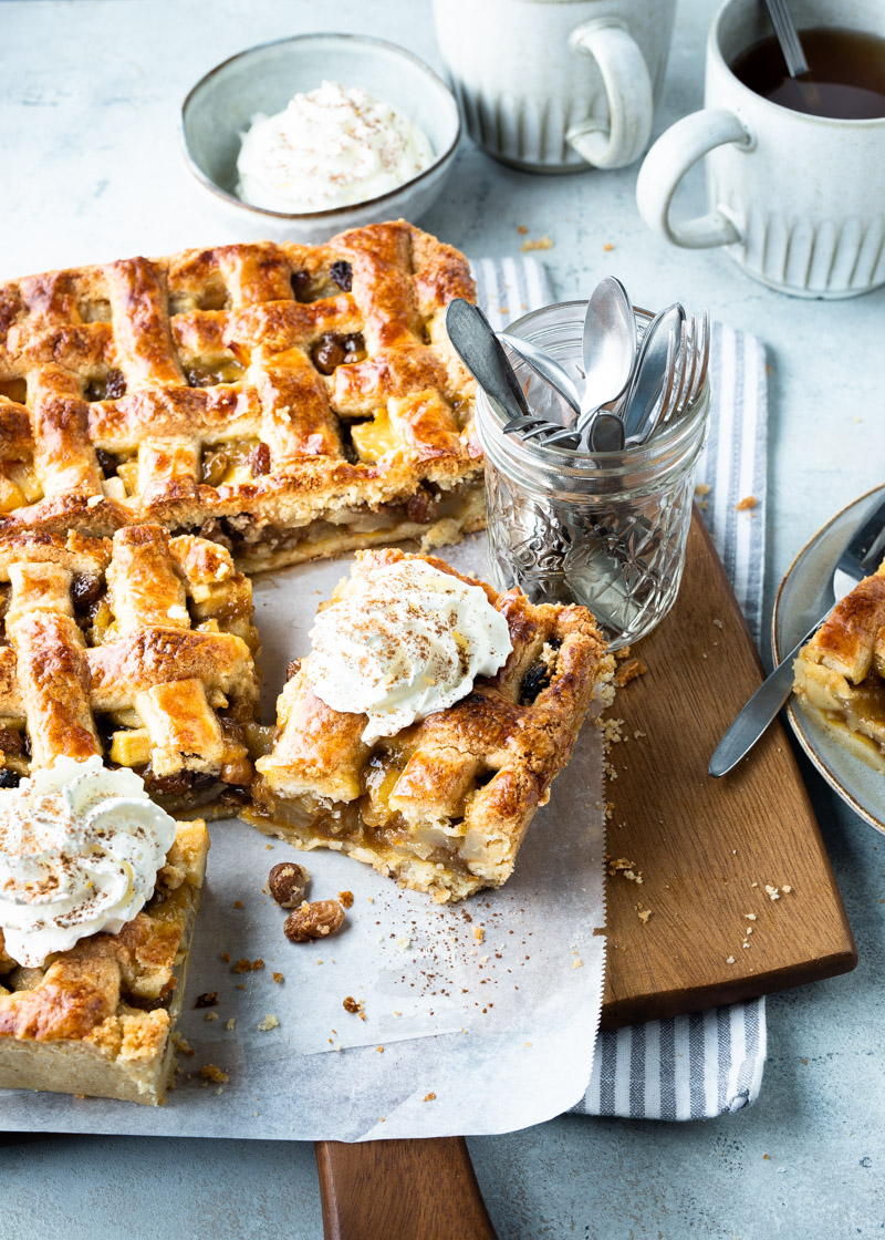 Perentaart met sinaasappeljam