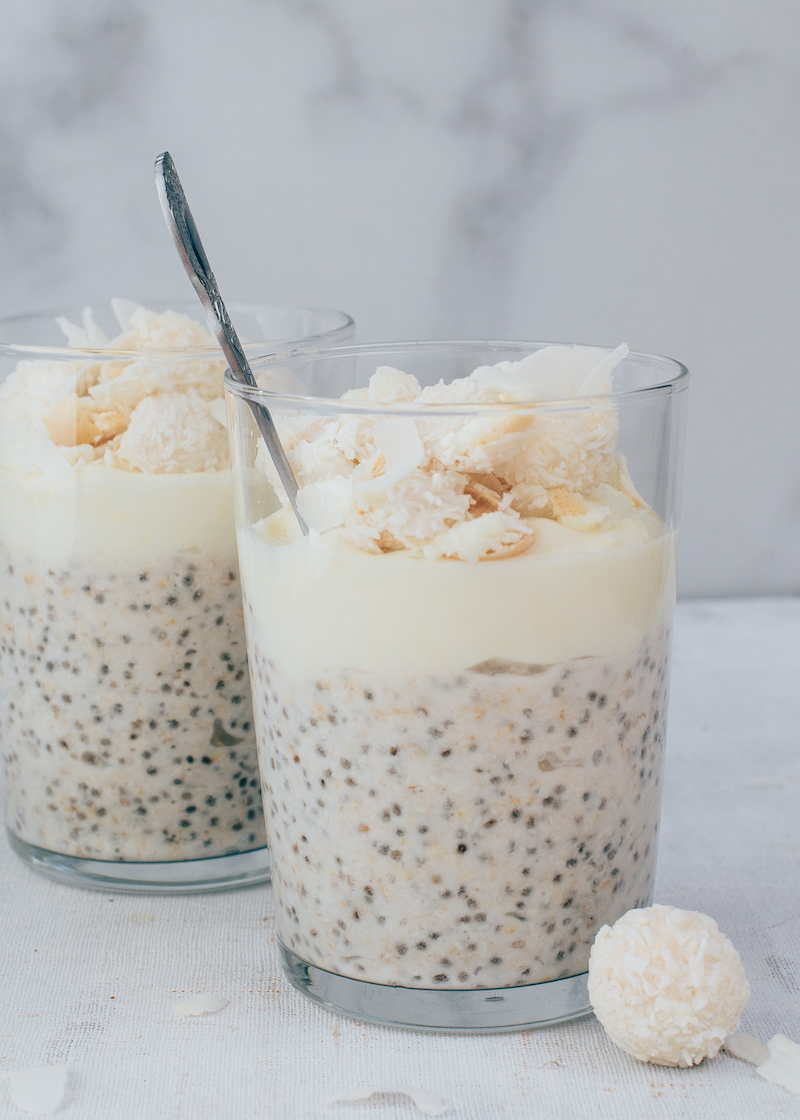 Overnight oats met kokos