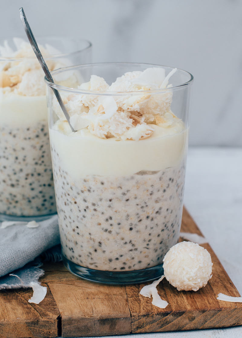 Overnight oats met kokos