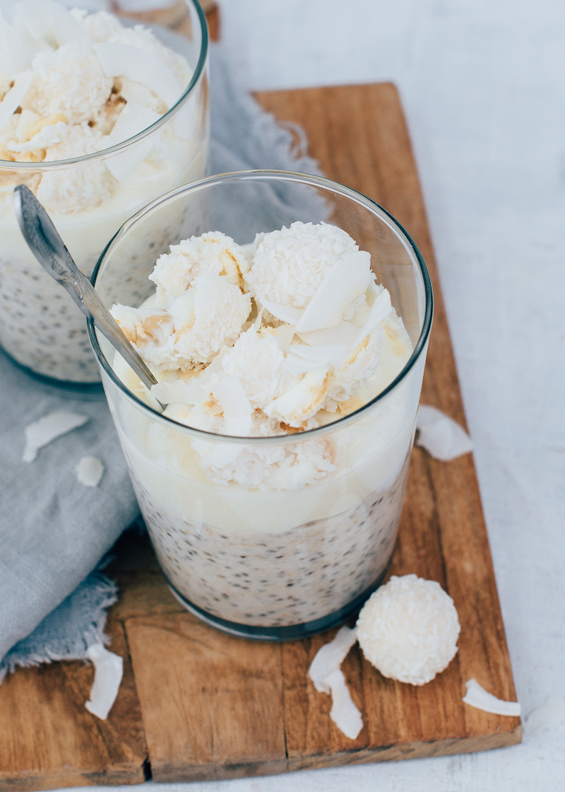 Overnight oats met kokos