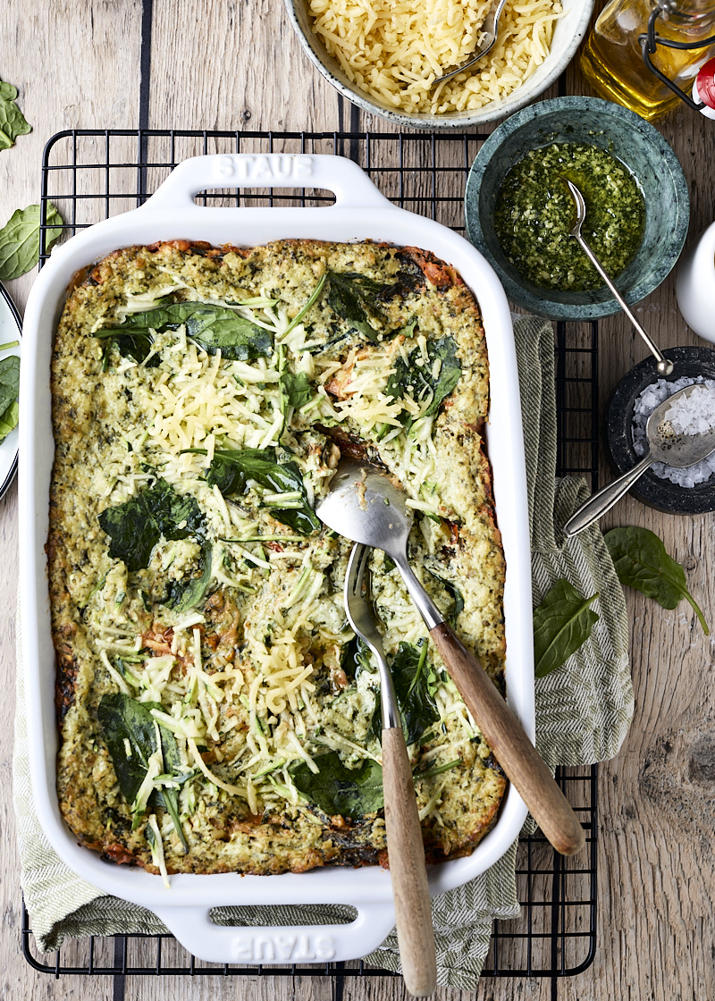 Groene lasagne