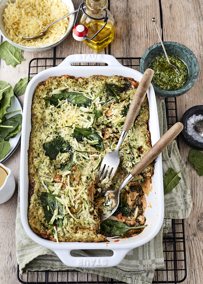 Groene lasagne