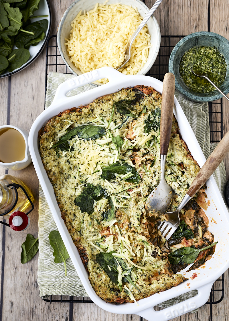 Groene lasagne