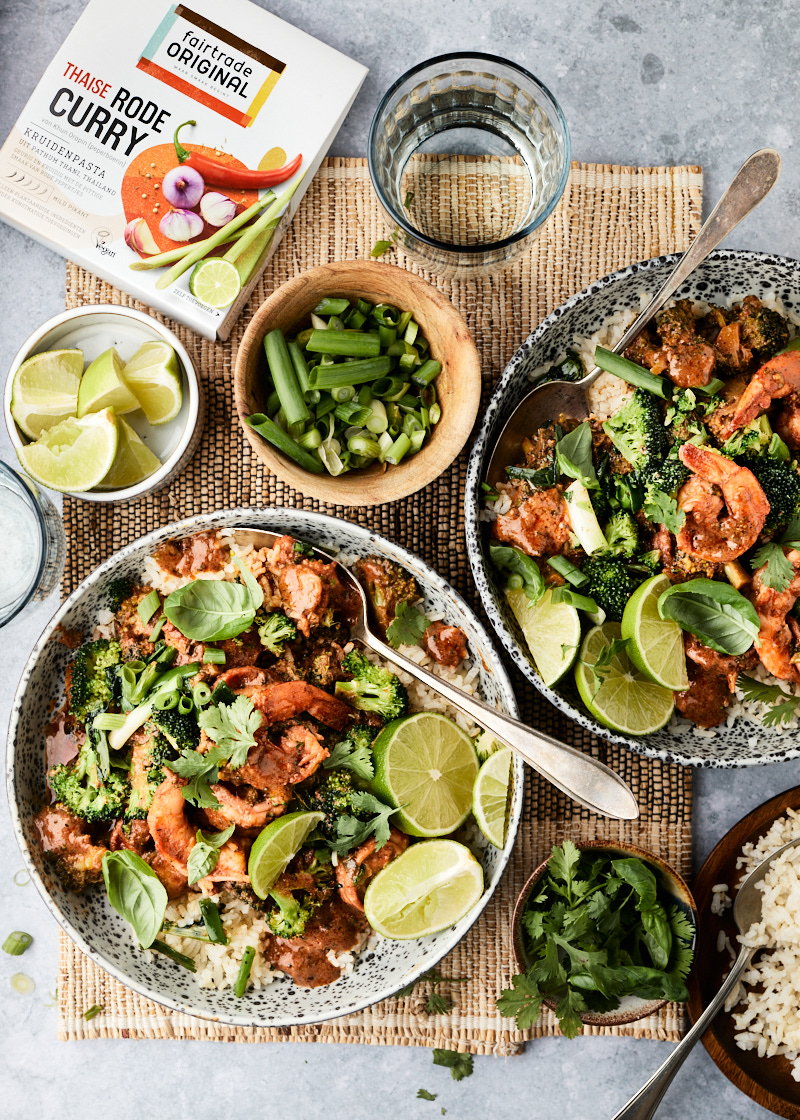 Garnalen curry