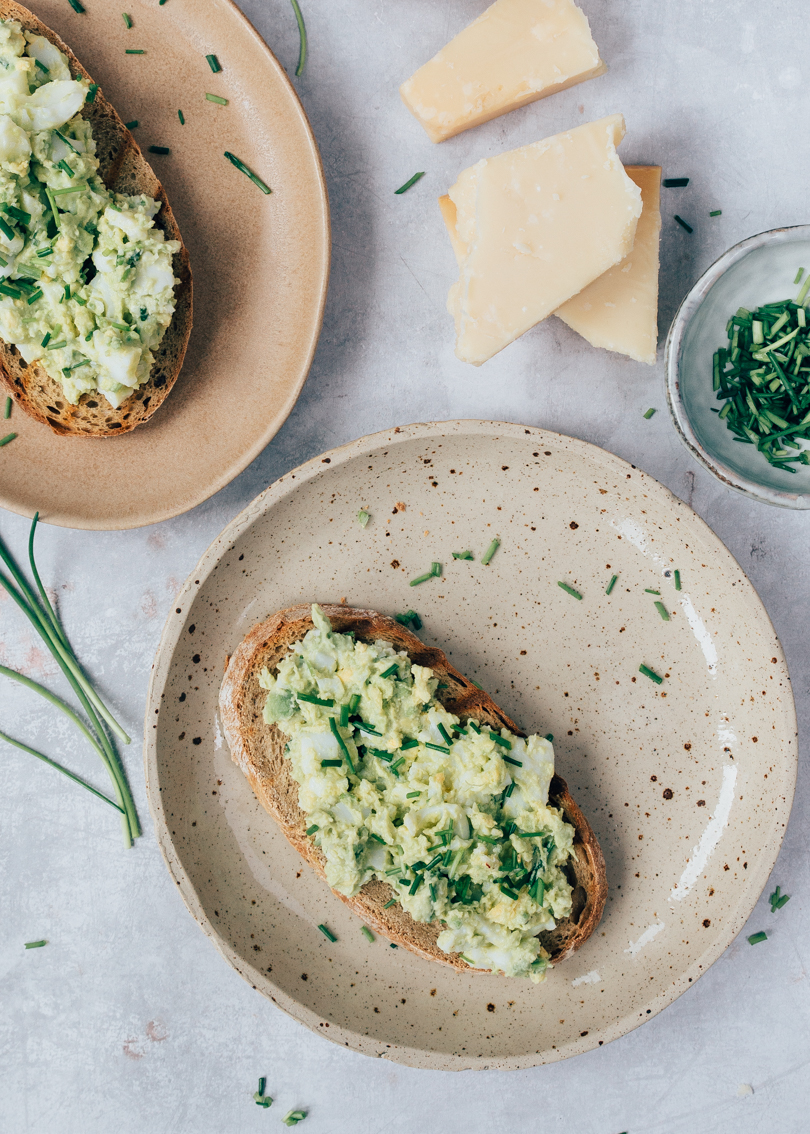 Gezonde eiersalade