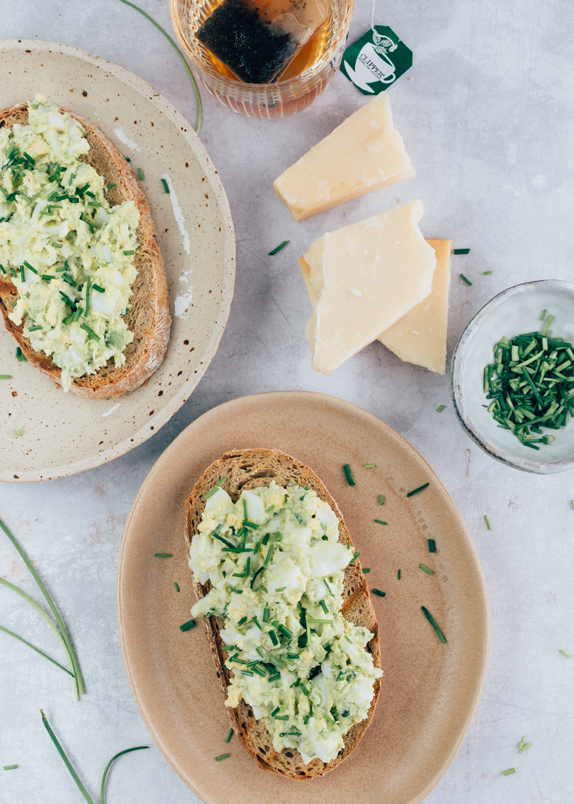 Eiersalade met avocado