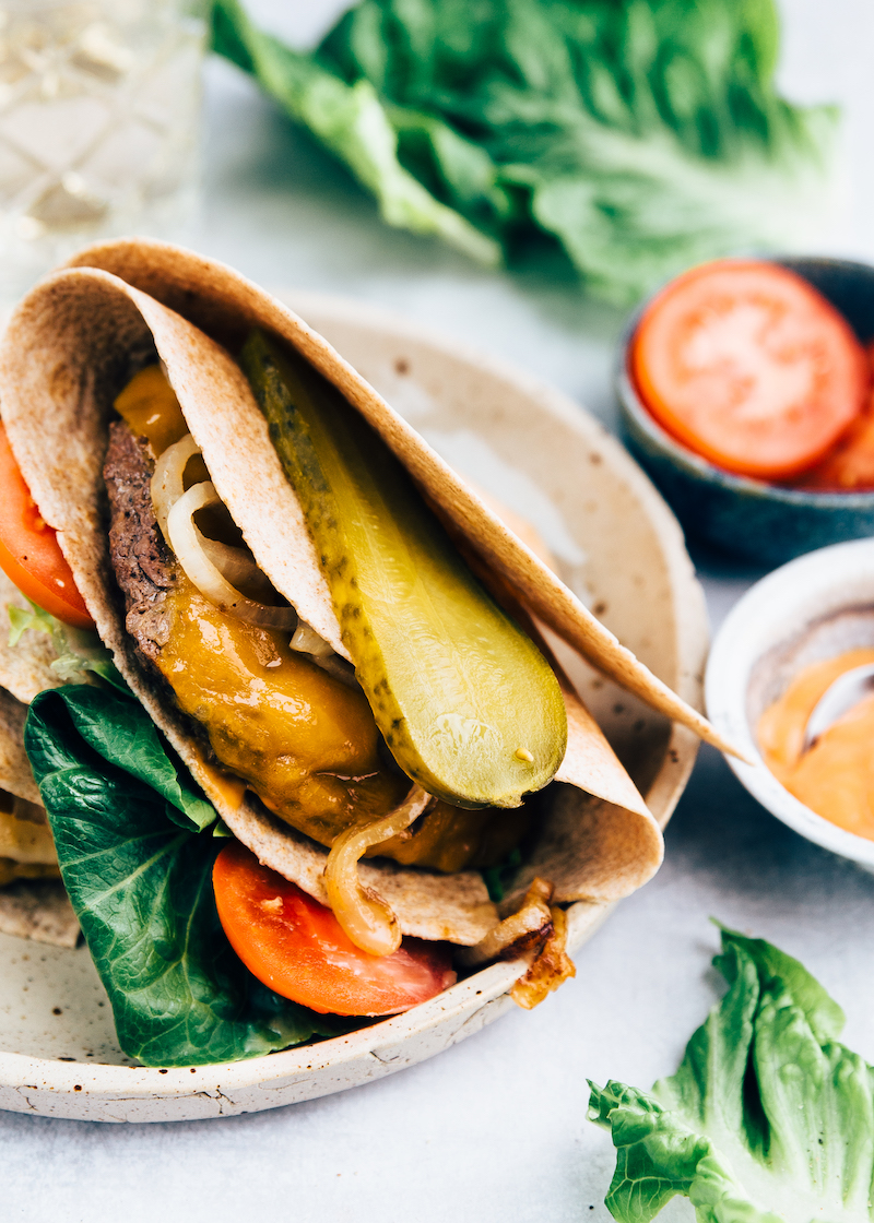 Cheeseburger wrap
