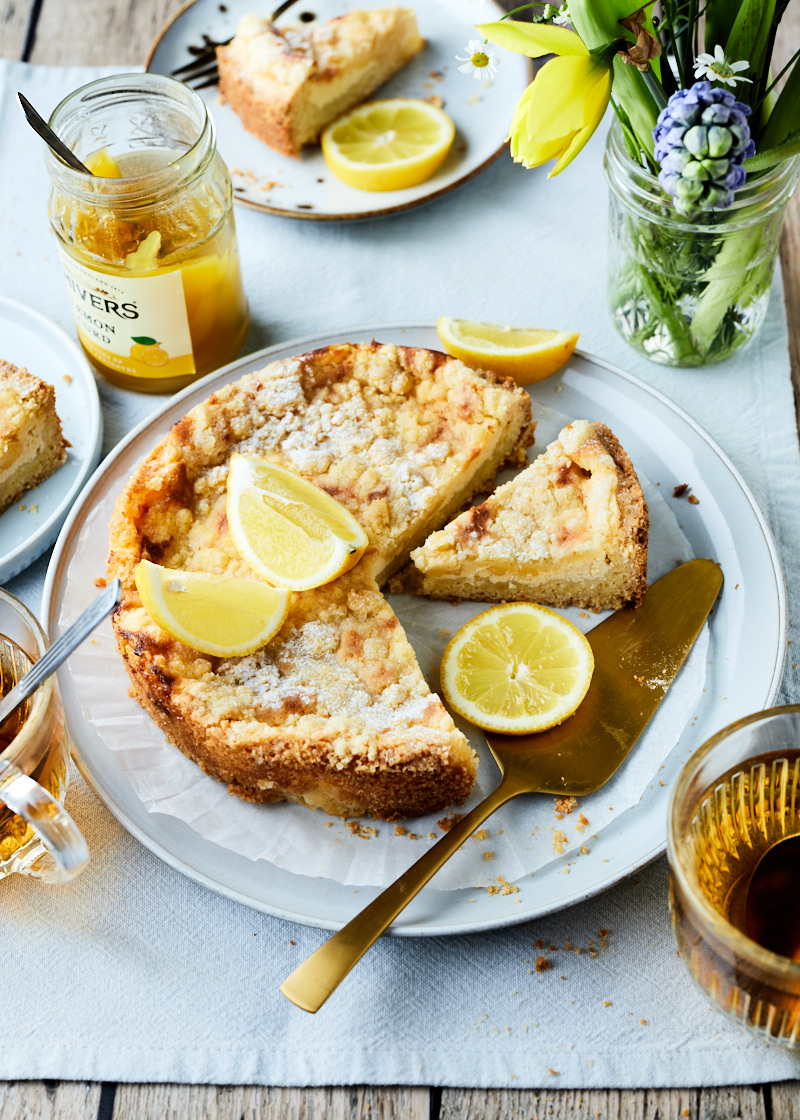 Lemoncurd crumble