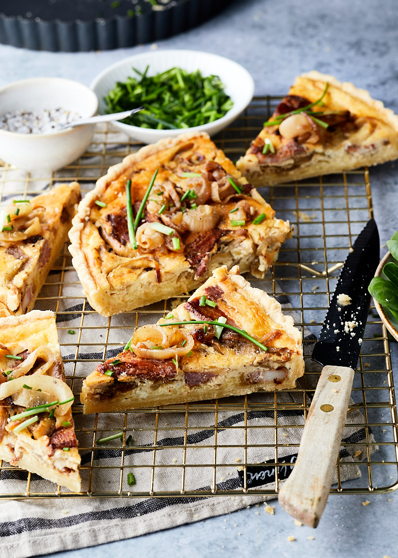 Quiche lorraine recept