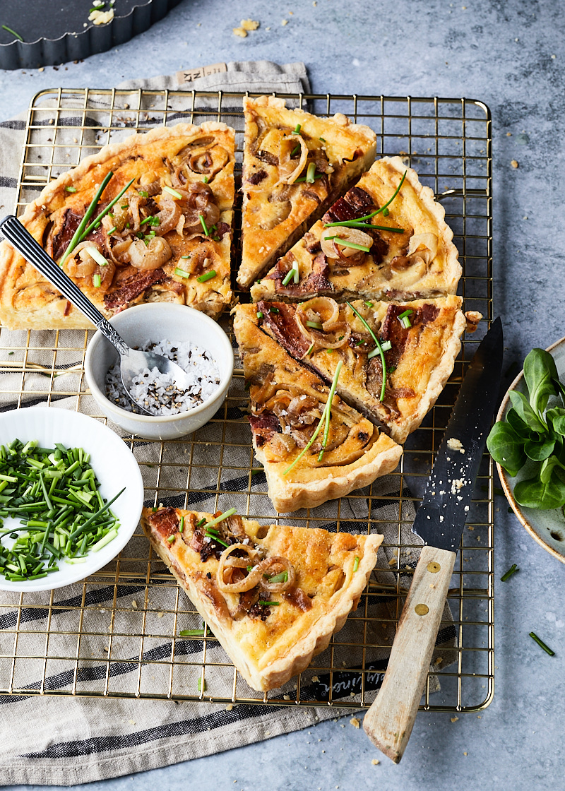 Quiche lorraine recept