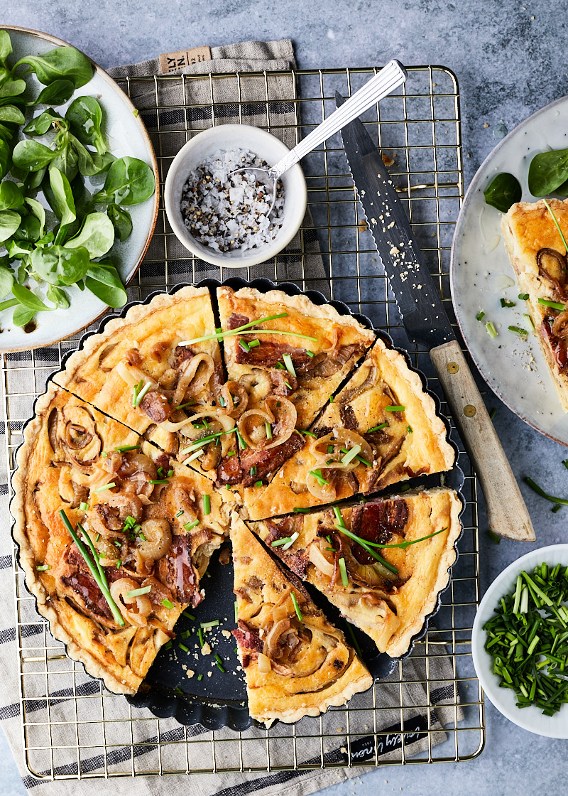 Quiche lorraine recept