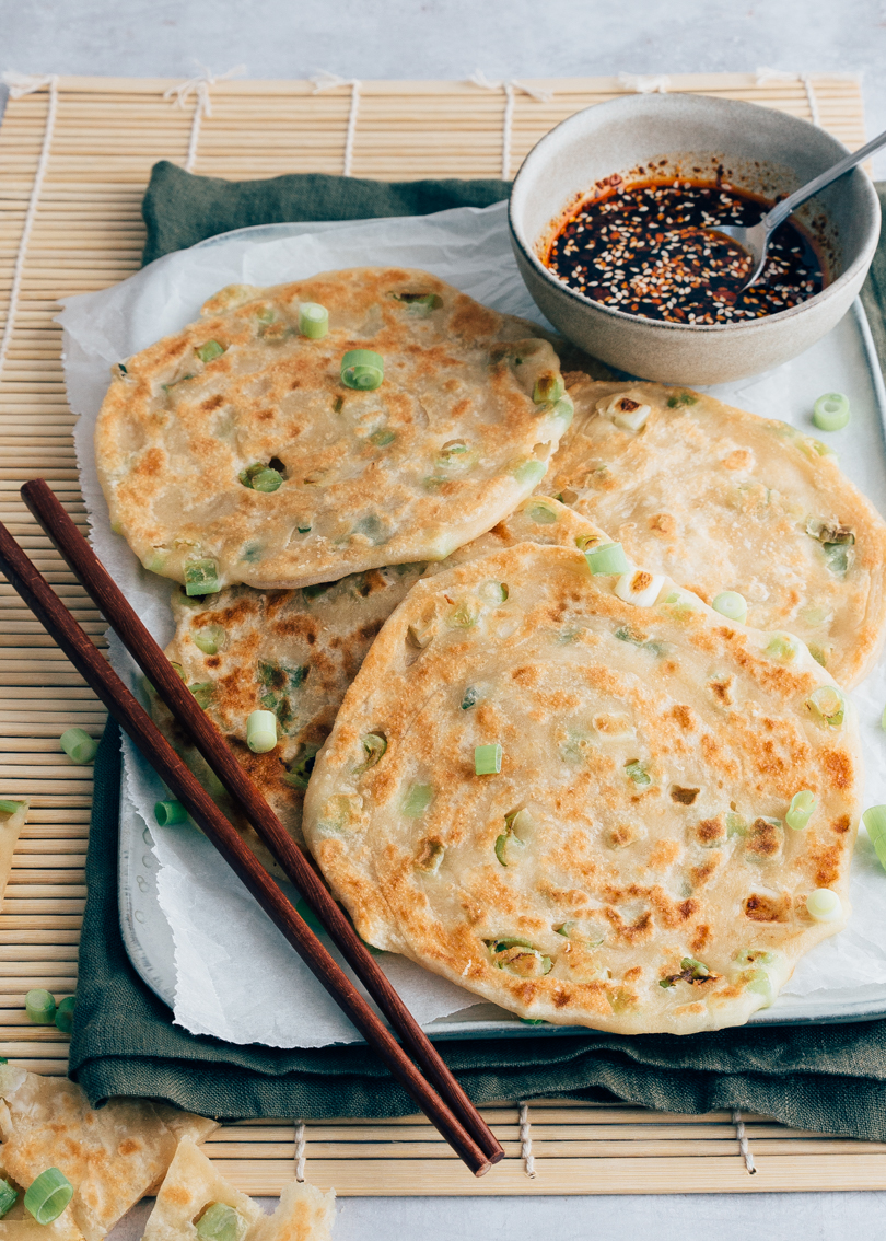 Chinese pannenkoekjes met lente-ui