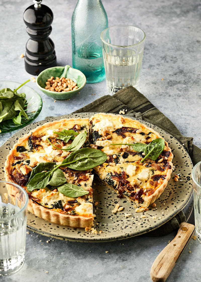 Spinazie quiche
