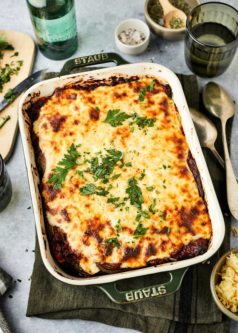 Moussaka met zoete aardappel