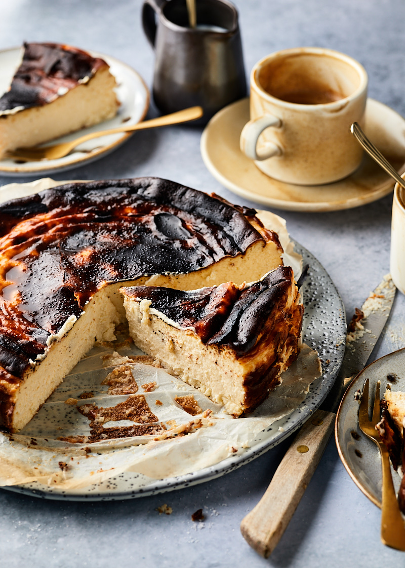 Baskische burnt cheesecake