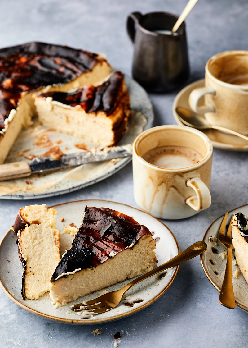 Baskische burnt cheesecake