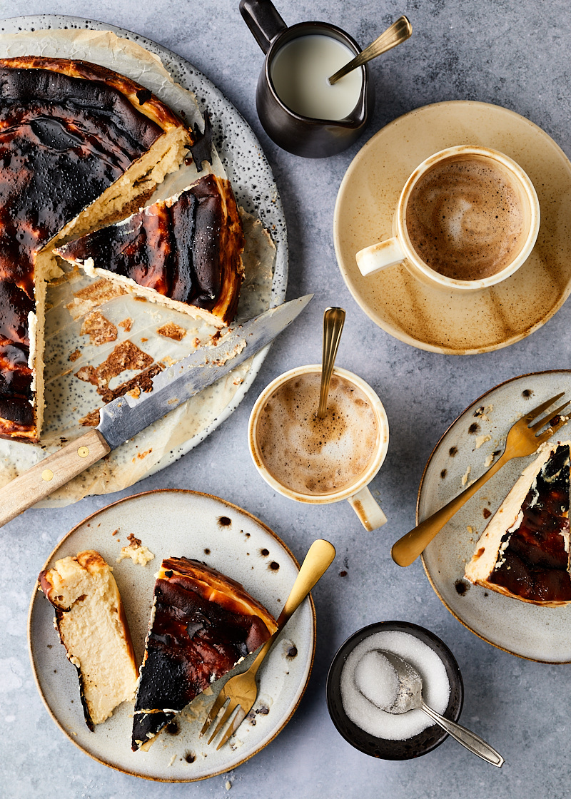 Baskische burnt cheesecake
