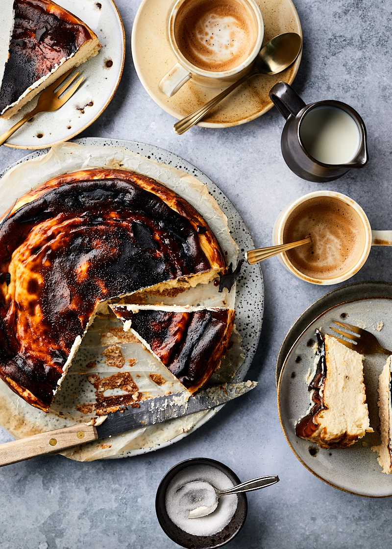Baskische burnt cheesecake