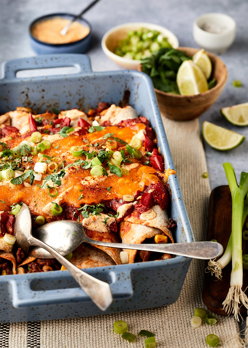 Enchilada's met gehakt