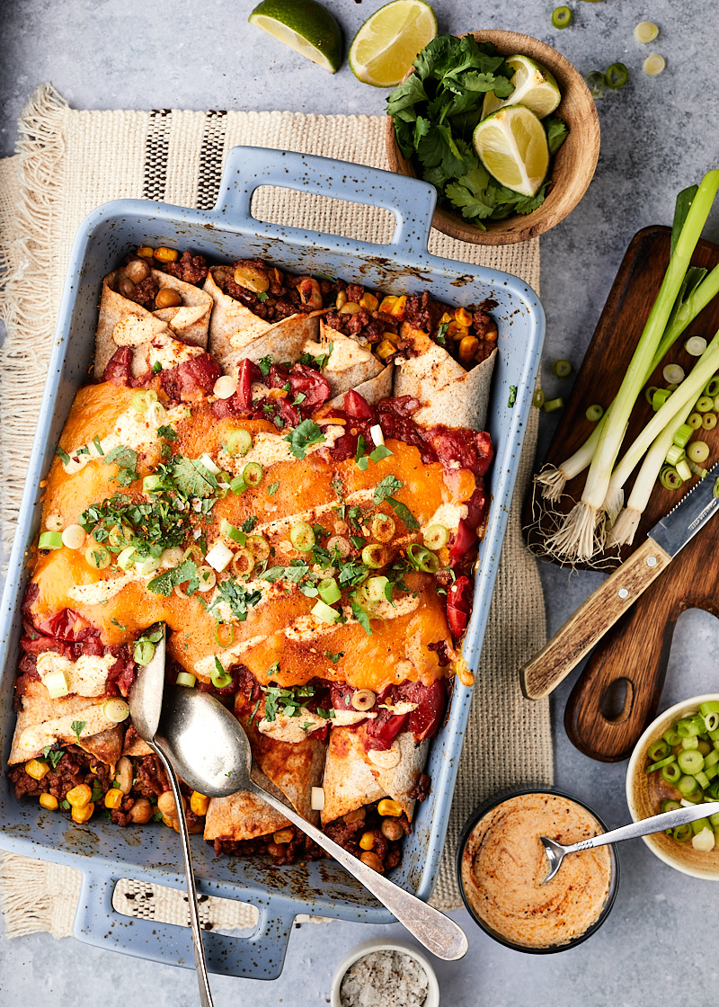 Enchilada's met gehakt