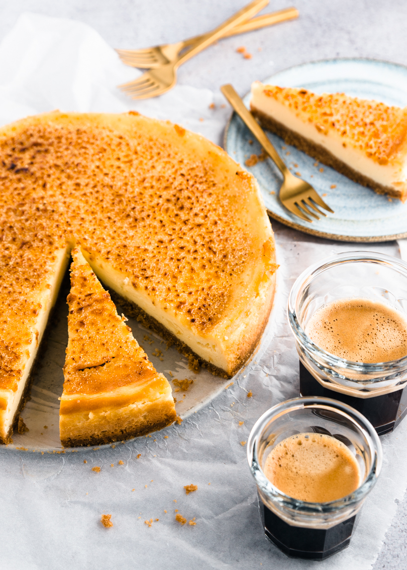 creme brûlée cheesecake
