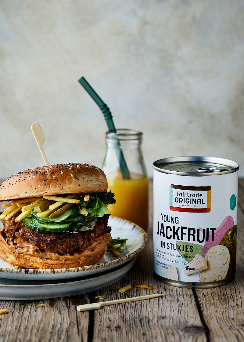 Jackfruit burger