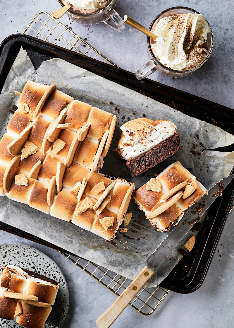 S'mores brownies