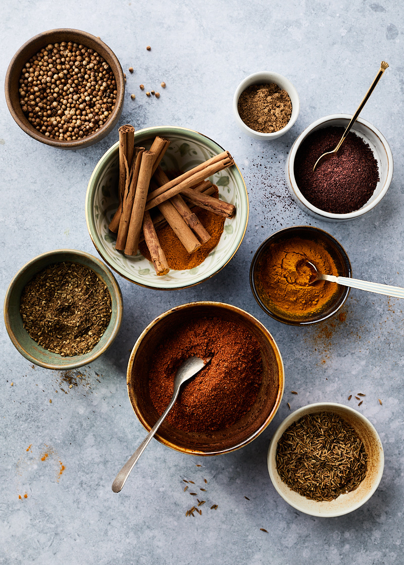 Midden Oosterse kruiden sumak za'atar