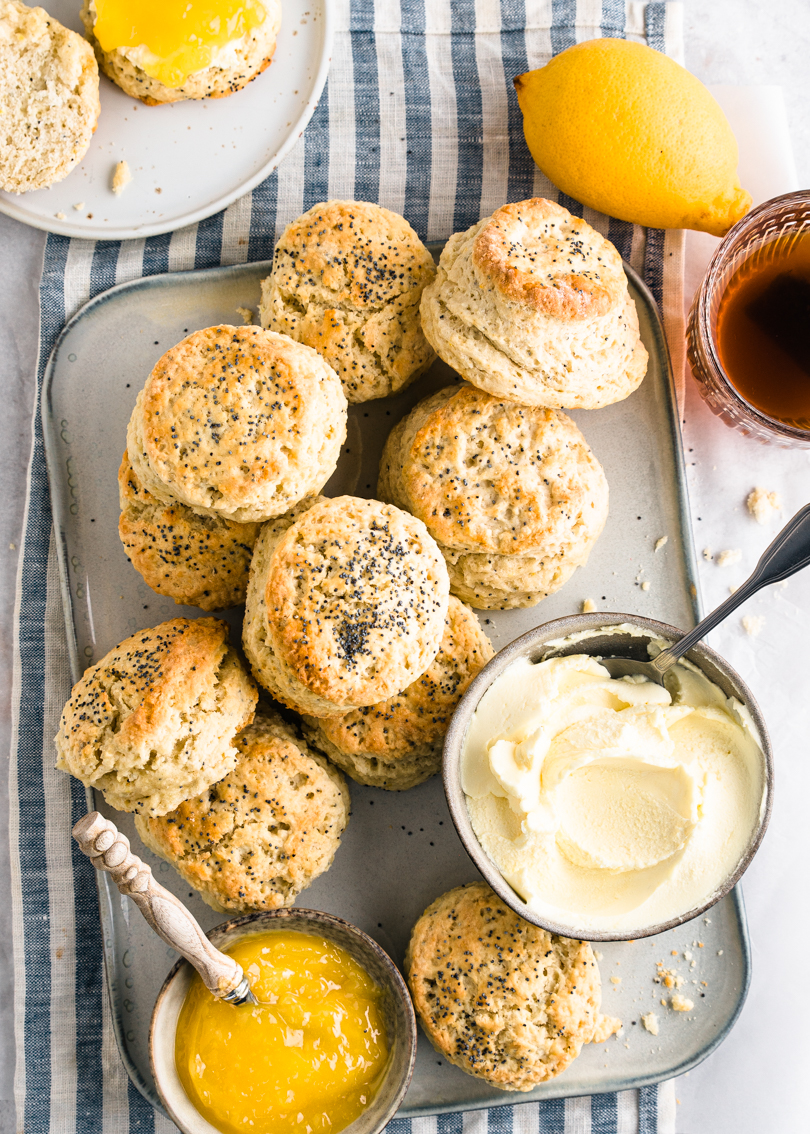 Citroen maanzaad scones