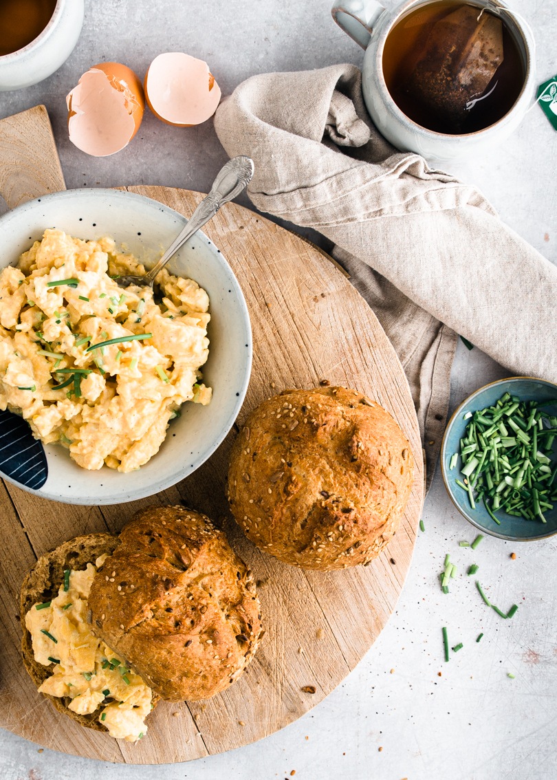 Eiersalade van roerei